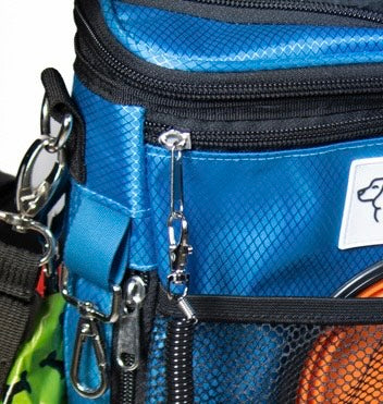 TAIL TRIBE Dog Walking Bag. UK Brand dog treat pouch includes removable liner, dog walking accessories water bowl, poop bags & training clicker