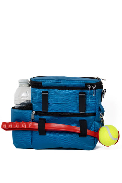 TAIL TRIBE Dog Walking Bag. UK Brand dog treat pouch includes removable liner, dog walking accessories water bowl, poop bags & training clicker